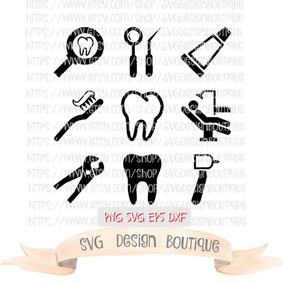 Items similar to Dental Bundle SVG Dental Tools SVG Tooth Svg