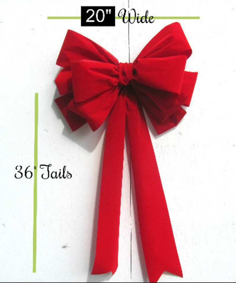 20 Extra Large Red Bow Giant Christmas Bow Etsy