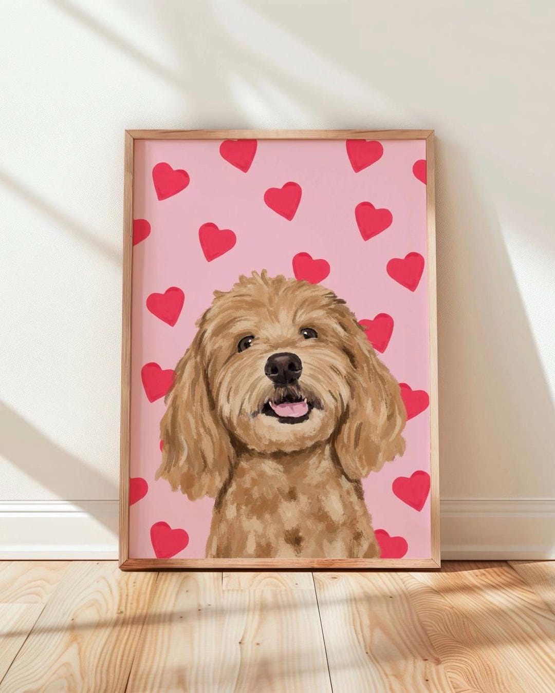 Cockapoo Print: Hand-illustrated Dog Wall Art - Etsy