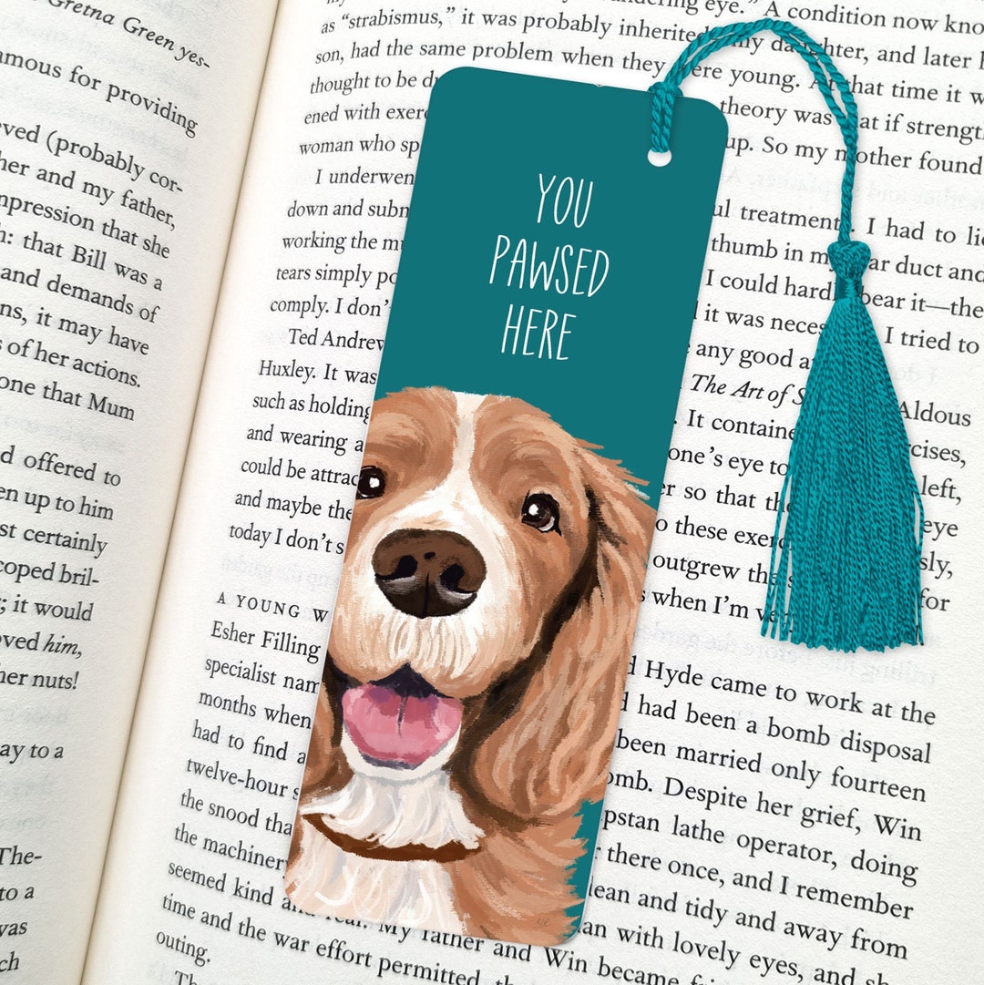 Cocker Spaniel Bookmark Dog Bookmark Bookmark Dog Gift - Etsy