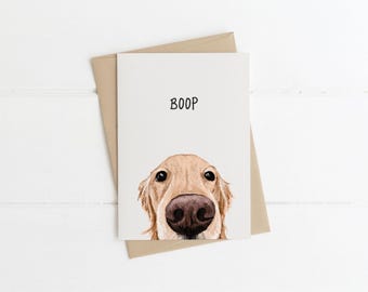 Boop Dog Card: Hand Illustrated Greeting Card