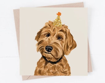 Dog Birthday Card, cockapoo card, cockapoo birthday card, cockapoo, from the dog, dog cards, cockapoo birthday card, cockapoo gift