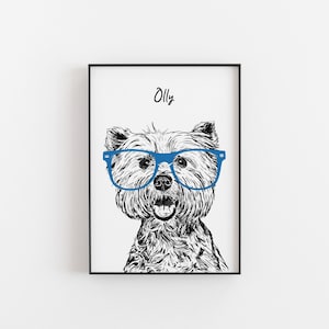 Westie Dog Print, westie gift, westie, gift for mom, dog lover gifts, westie dog gift, dog gift, dog wall art, gifts for dog lover, gift