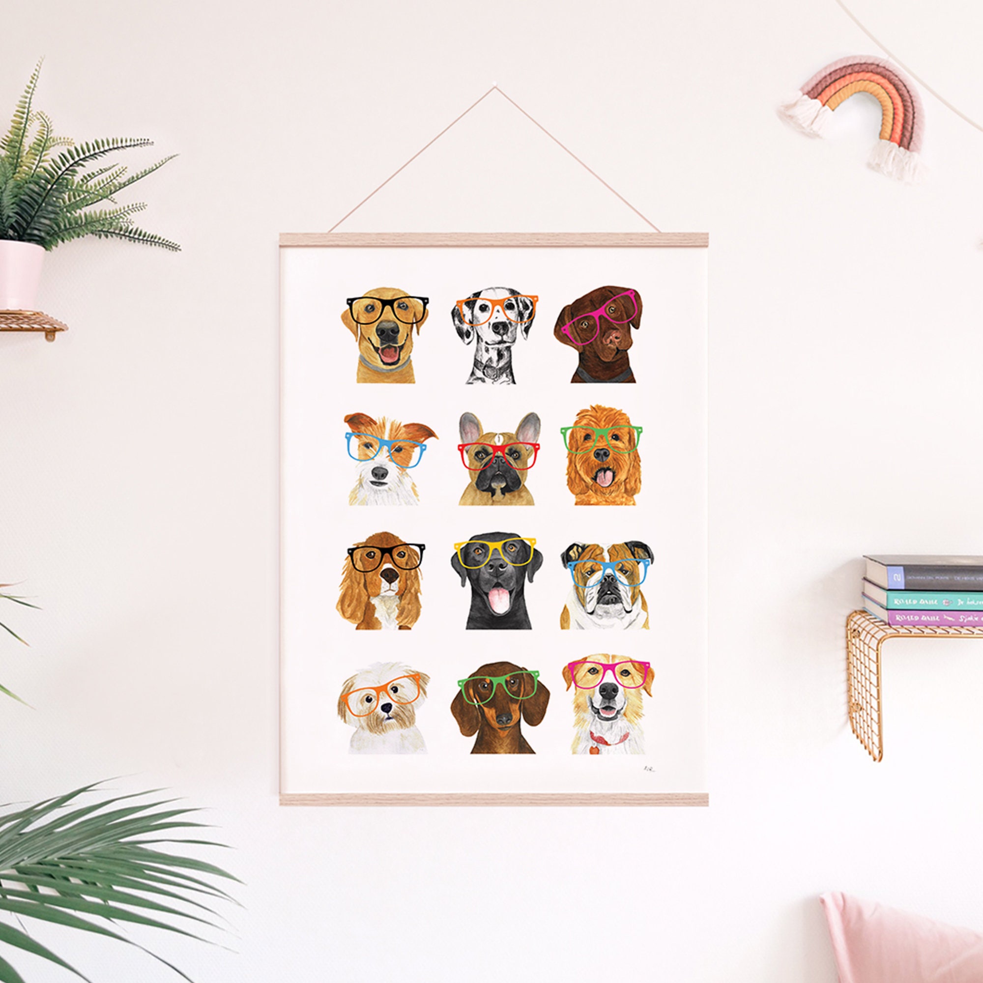 Dog Print Fun Dog Print Dog Gifts Dogs | Etsy