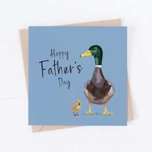 Vatertagskarte, Papa Karte, Papa Karte, Vatertag, Ente, Entenkarte, Papa, Vaterkarte, Geschenke für Papa