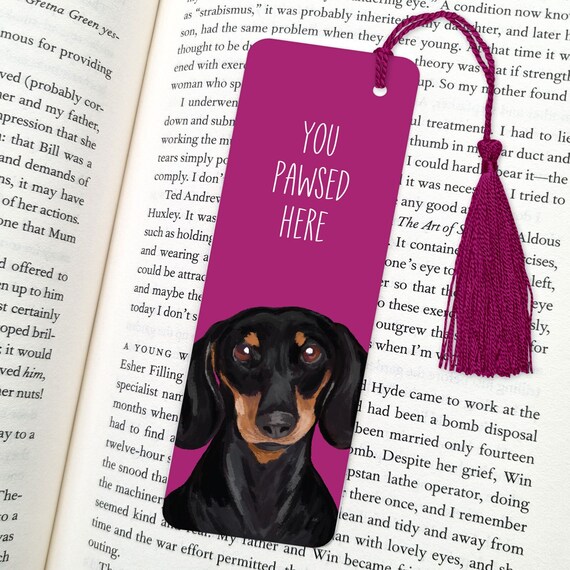 Dog Bookmark For Book Lovers - Golden Retriever Corgi Themed Reading Gift