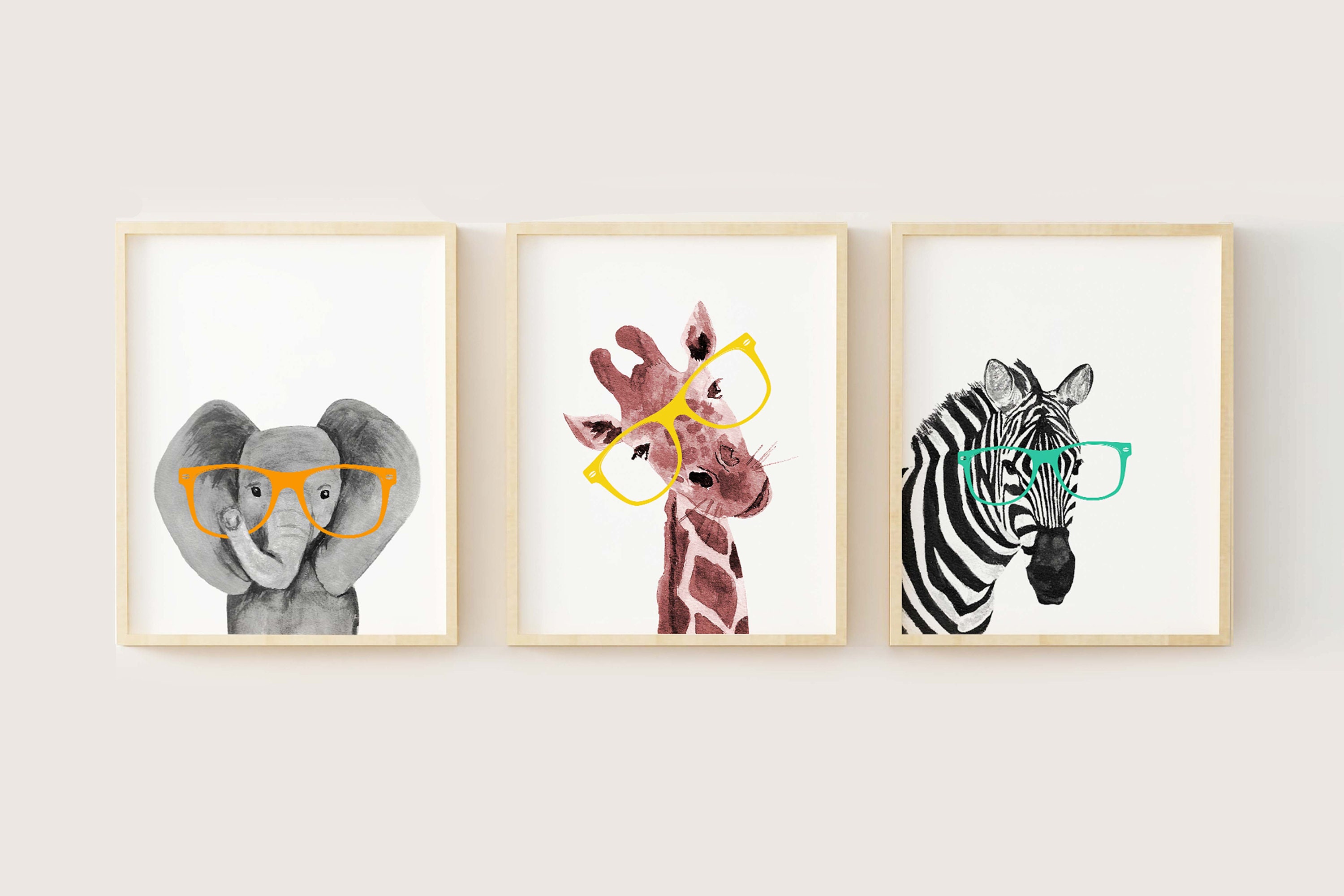Safari Nursery Prints Nursery Prints Safari Prints Set of 3 Etsy