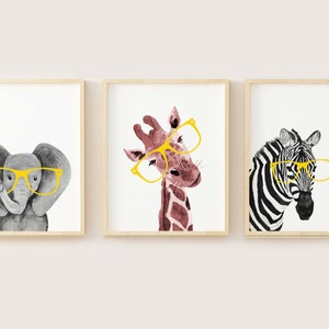 Safari Nursery Prints, Nursery Prints, Safari Prints, Set of 3 Nursery Prints, safari nursery print, nursery wall art, animal nursery poster