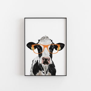 Dairy Cow Print, Dairy Cow Gift, Dairy Cow art, Cow poster, Cow wall art, Cow, funny cow, Dairy Cow, Dairy Cow gift