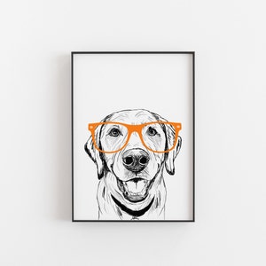 Labrador Print, dog print, dog gift, Labrador art, personalised dog art, personalised dog portrait, Labrador gifts, gifts for dog lovers,