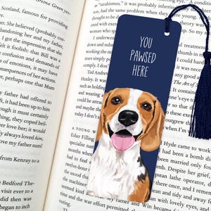 Beagle bookmark, dog bookmark, bookmark, dog gift, fun bookmarks, bookmarks, beagle gift, beagle, beagle lover, dog gift, dog mum gift