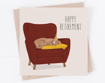 Retirement Card: dog lover card