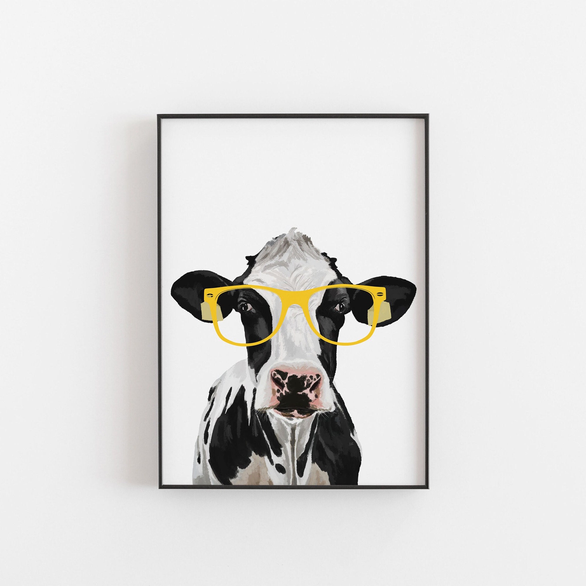 Dairy Cow Print Dairy Cow Gift Dairy Cow Art Cow Poster Etsy UK
