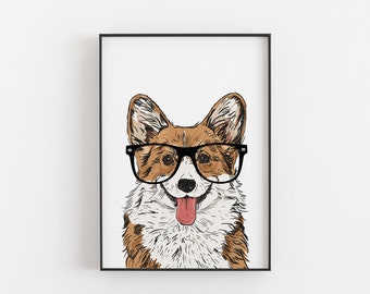 Corgi Print, Welsh Corgi