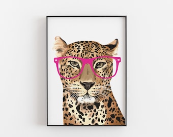 Leopard Print, Leopard Gift, Leopard art, Leopard poster, Leopard wall art, Leopard, funny Leopard, Leopards, new home, gifts under 20