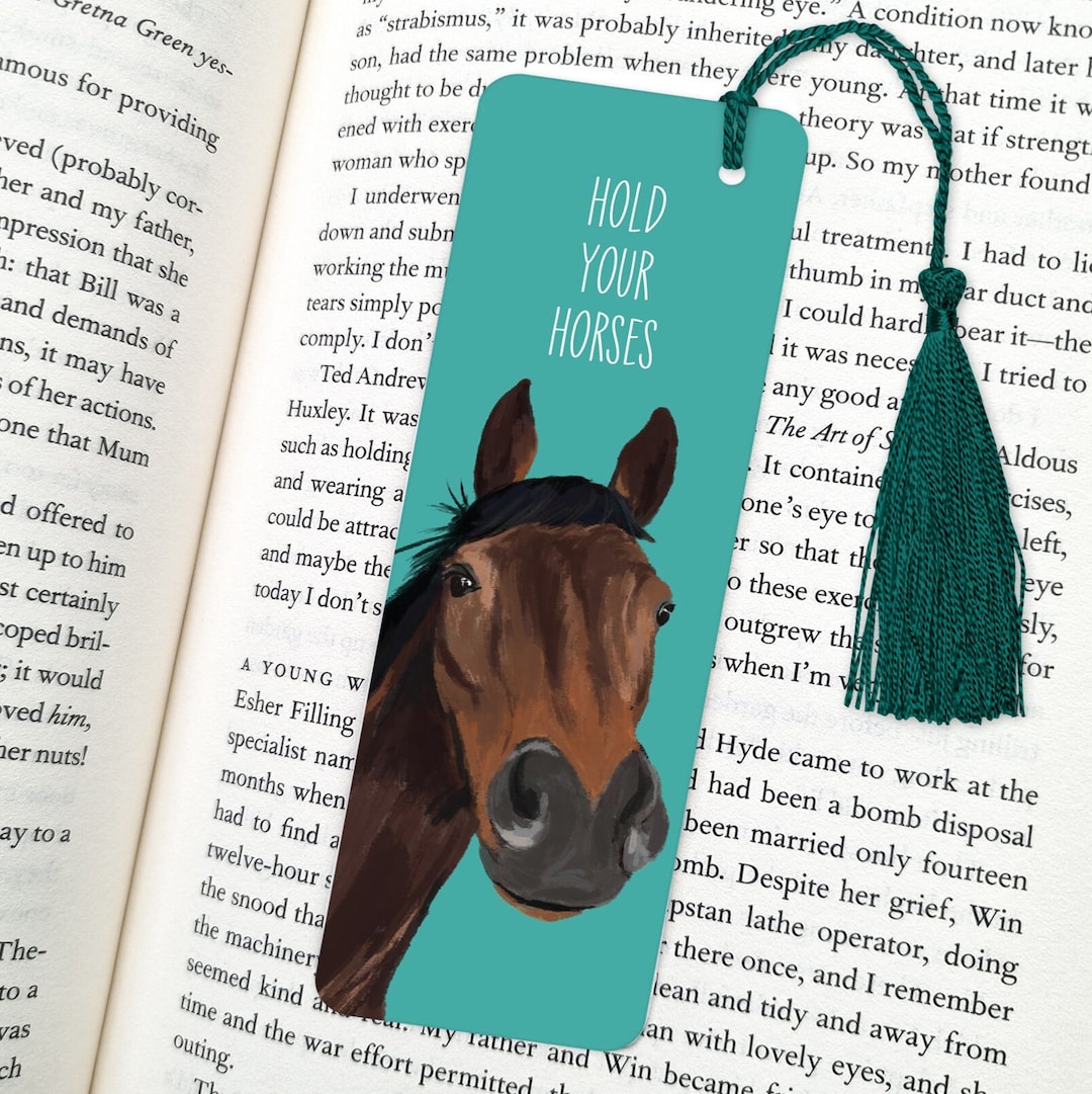 Horse Bookmark, Bookmark, Horse Gift, Fun Bookmarks, Bookmarks, Horse