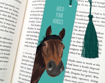 horse bookmark, bookmark, horse gift, fun bookmarks, bookmarks, horse lover gift, book lover gift, horse gifts, horse, horses