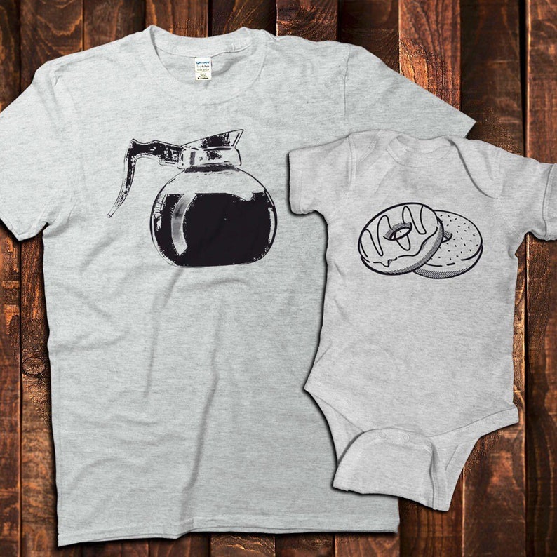Coffee Shirt Gift for New Mom Dad Baby Matching Coffee and Etsy