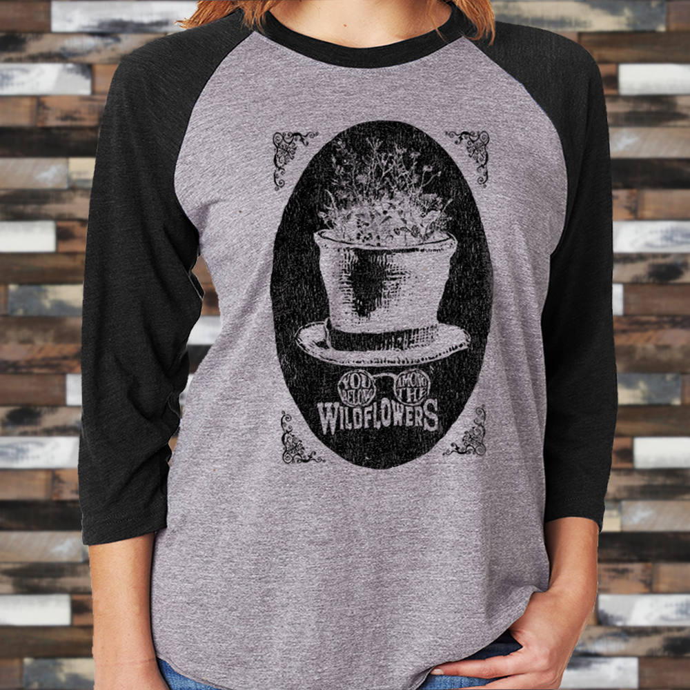 Tom Petty Wildflowers Shirt 3/4 length sleeve Unisex Raglan Etsy