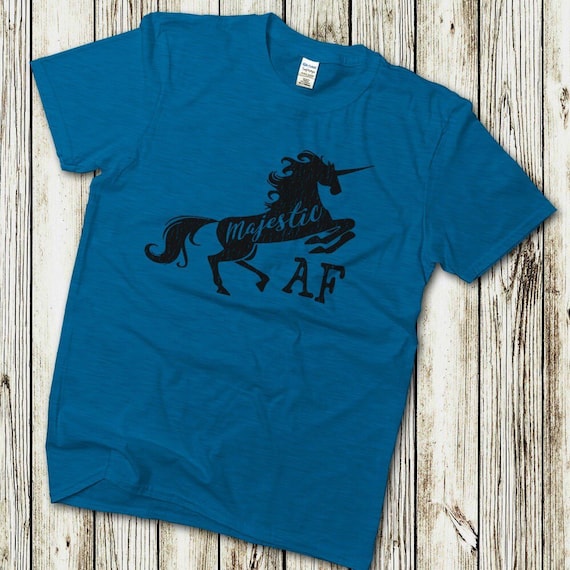 Funny Adult Unicorn Shirt Majestic Af Funny Adult Unicorn Shirt Majestic Af