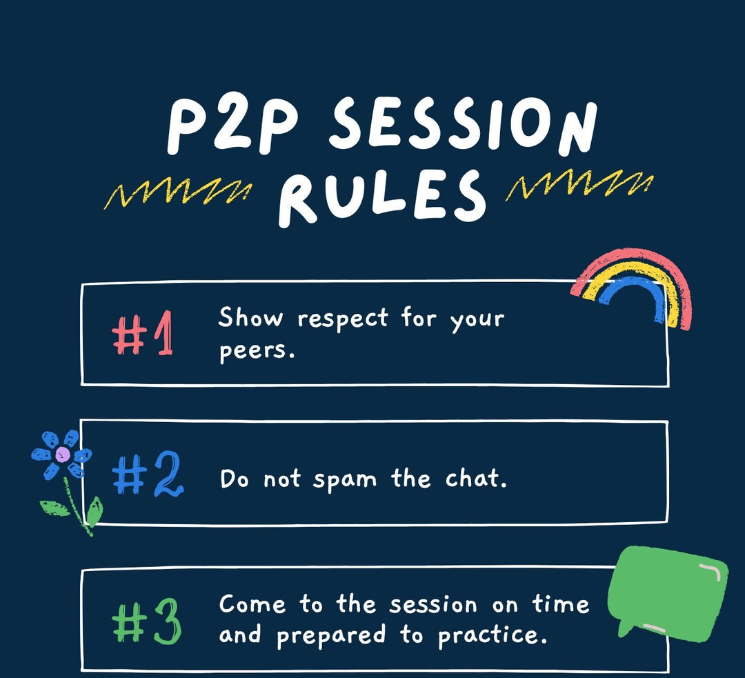 P2P Tutoring Session Rules Canva Template - CUSTOMIZABLE INSTANT ...