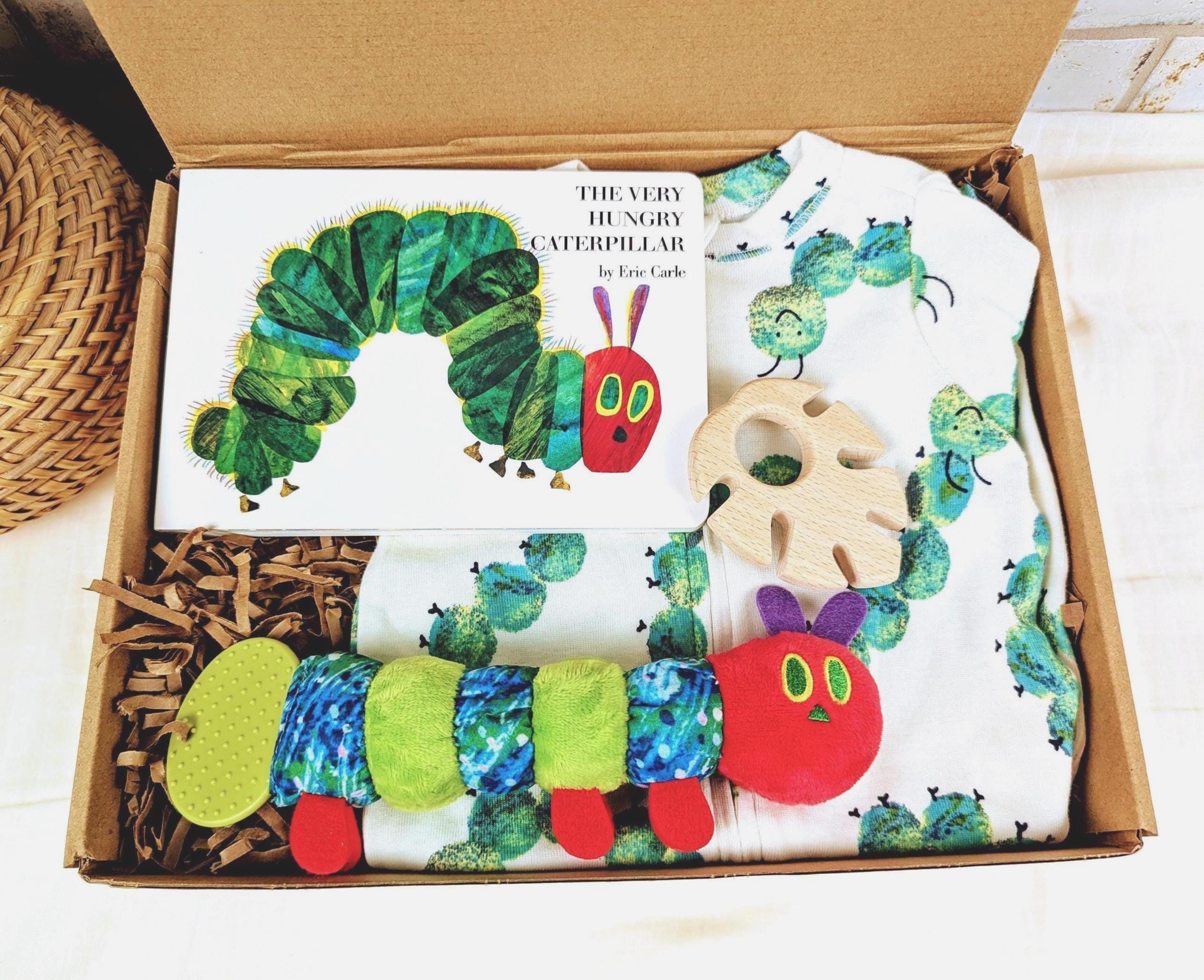 The Very Hungry Caterpillar Gift Set – Baby Pajamas, Toy & Teether - Etsy