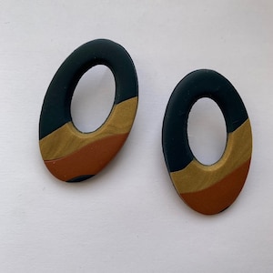Clay earrings handmade, Modern earrings, Dainty earrings, Delicate earrings, Statement earrings, Lightweight earrings, Polymer clay earring