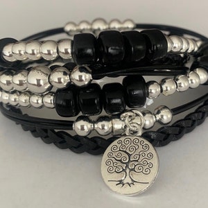 Boho bracelets, Wrap bracelets, Bohemian jewelry, Bracelet for women, Womens leather bracelet, Gift