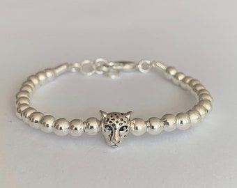 Silver plated bracelet, Silver plated bracelet for women, Boho bracelet, Bohemian jewelry, Fashion jewelry, Beaded bracelet