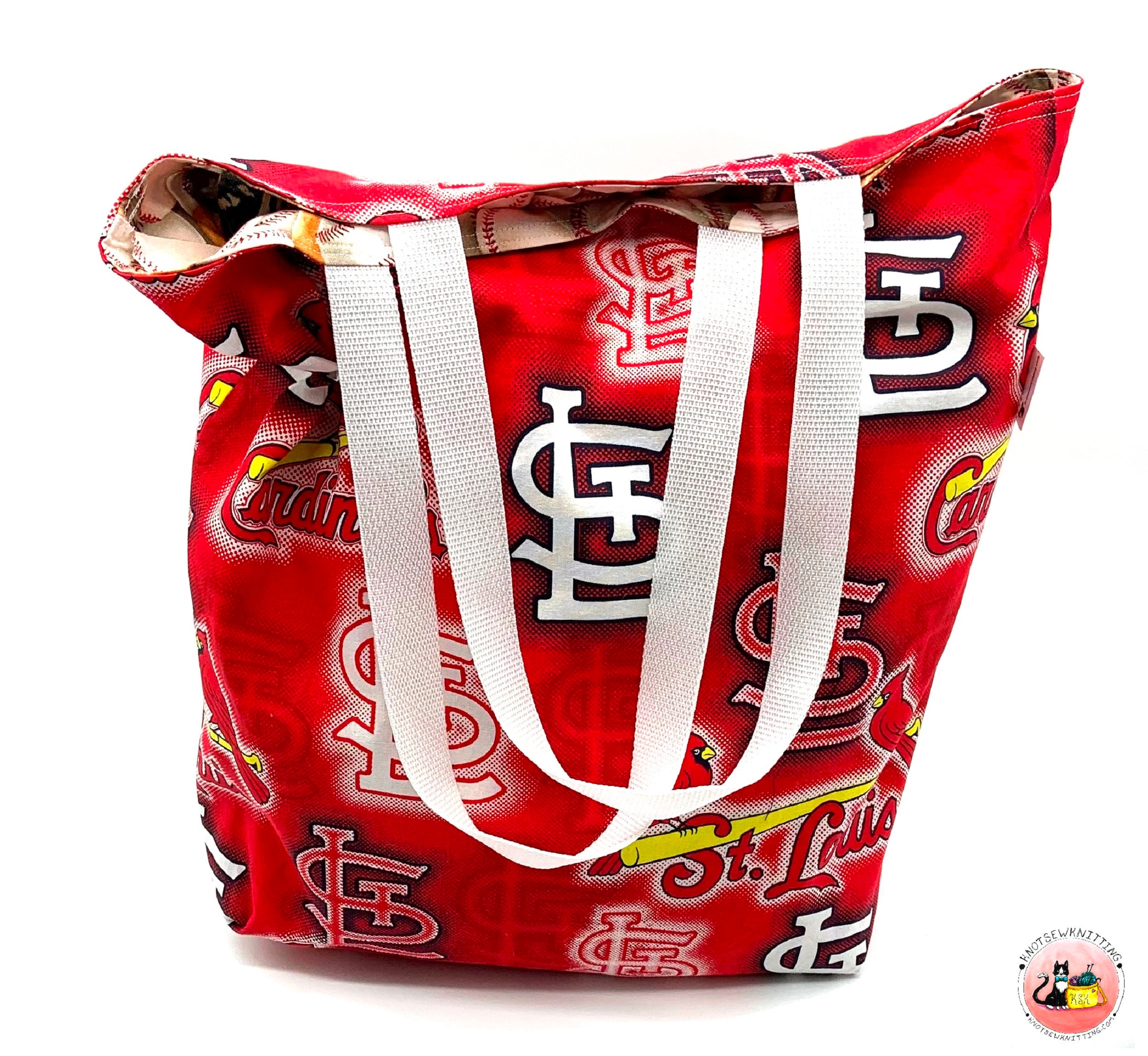 St. Louis Cardinals Baseball Tote Grocery Reusable Beach Gift 