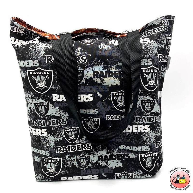 Rework Las Vegas Raiders NFL Tote Bag