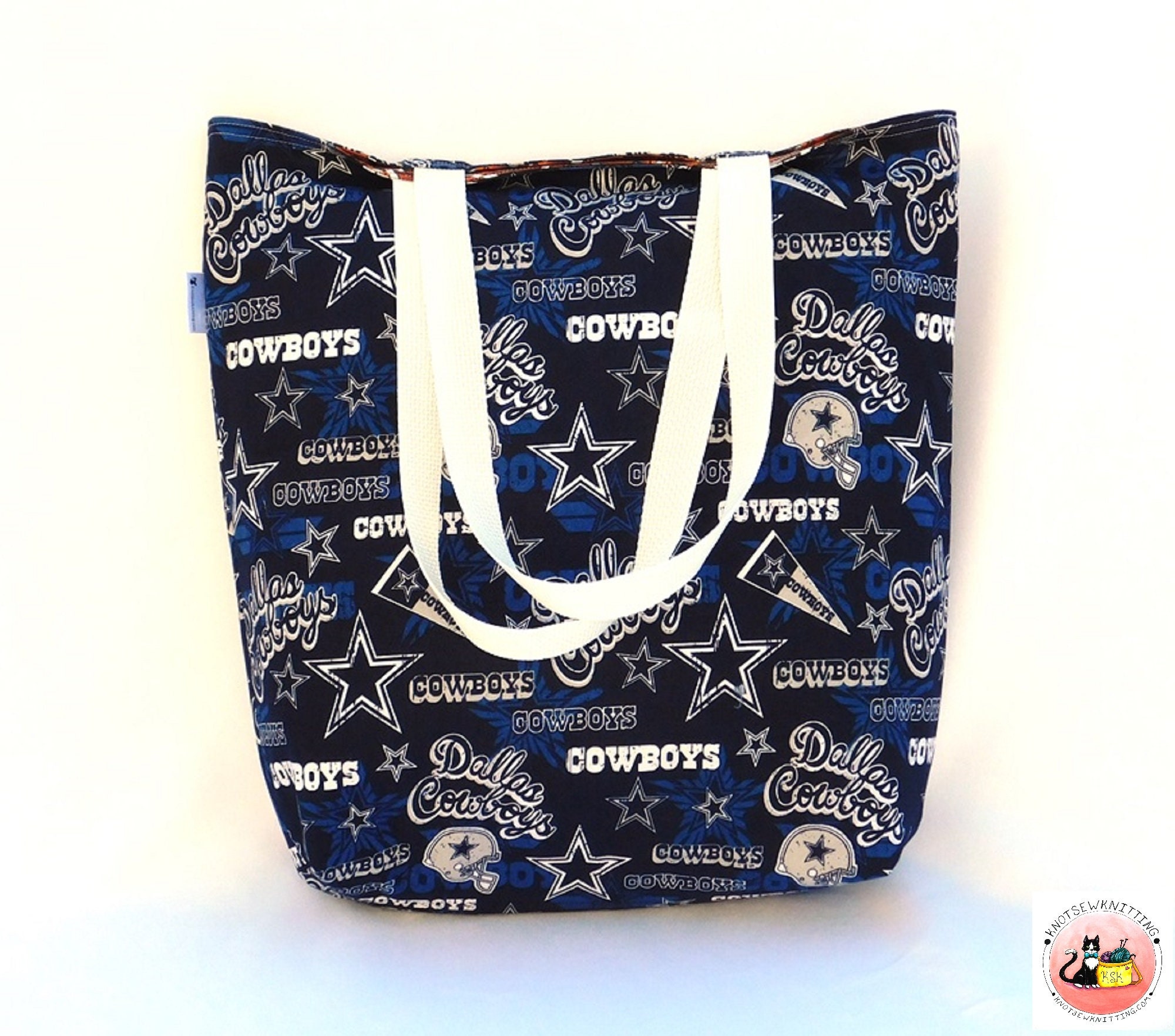 Dallas Cowboys Football Lined Reversible Reusable Tote Grocery - Etsy