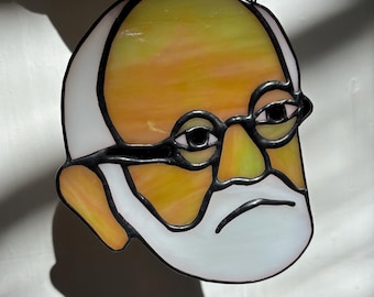 Freud Psychology Art – Stained Glass Home Decor