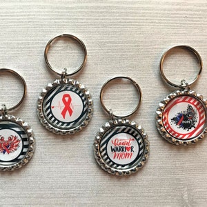 Keychain,Key Ring,Congenital Heart Disease,CHD,Key Chain,Keyring,Bottle Cap,Accessories,Bottle Cap Keychain,Gift,CHD Awareness,Handmade