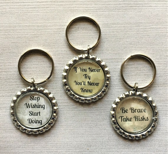 Key Ring Quotes Kindness Changes Everything Quote Necklace, Key Chain