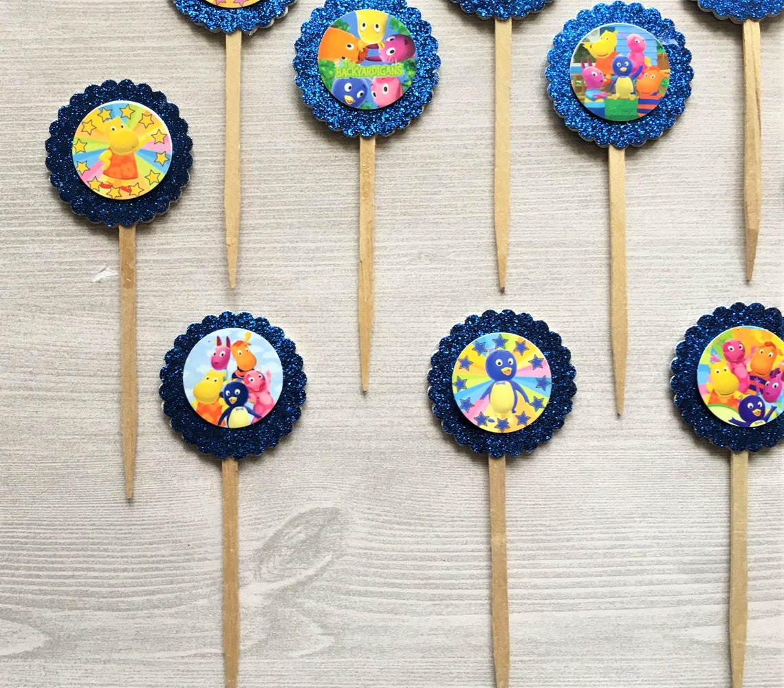 The Backyardigans Cupcake Toppersbackyardiganscupcake | Etsy