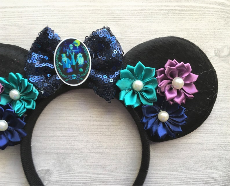 Halloween Ears,Halloween Mouse Ears,Haunted Mansion,Halloween,Mouse Ears,Minnie Mouse Ears,Mickey Mouse Ears,Girls Headband,Minnie Ears image 5