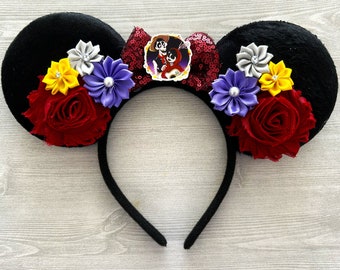 Coco Ears,Coco Mouse Ears,Mouse Ears,Coco,Minnie Mouse Ears,Mickey Mouse Ears,Girls Headband,Minnie Ears,Mickey Ears,Gift,Halloween