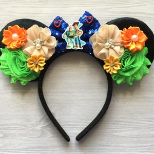 Toy Story Ears,Toy Story Mouse Ears,Mouse Ears,Toy Story,Buzz,Woody,Minnie Mouse Ears,Mickey Mouse Ears,Minnie Ears,Mickey Ear,Gift,Handmade