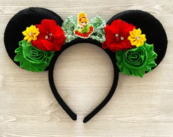 Cinderella Christmas Ears,Cinderella,Cinderella Christmas,Christmas,Mouse Ears,Minnie Mouse Ears,Mickey Mouse Ears,Minnie Ears,Gift,Handmade