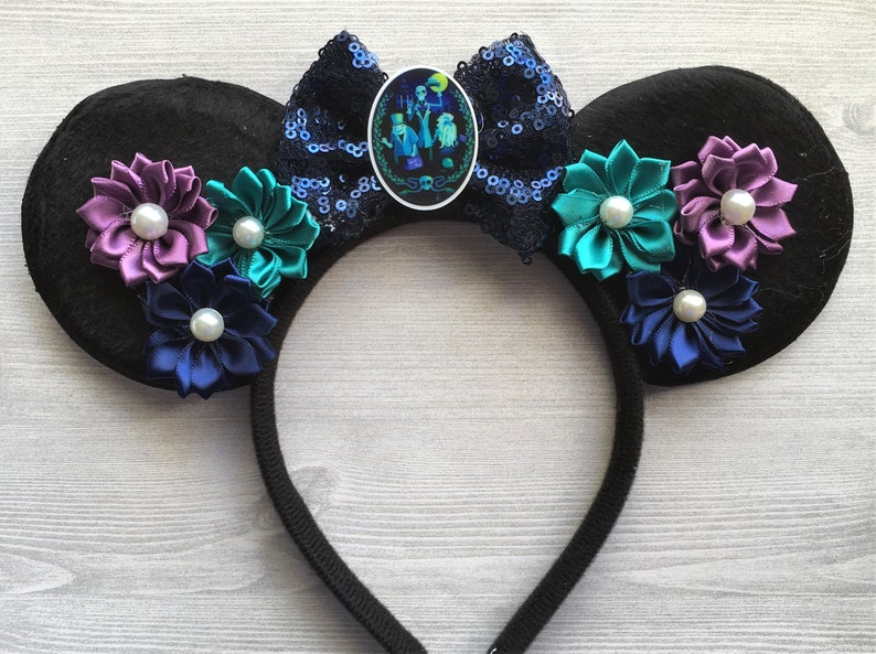 Halloween Ears,Halloween Mouse Ears,Haunted Mansion,Halloween,Mouse Ears,Minnie Mouse Ears,Mickey Mouse Ears,Girls Headband,Minnie Ears image 2