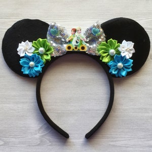 Frozen Ears,Frozen Mouse Ears,Mouse Ears,Frozen,Elsa Anna,Minnie Mouse Ears,Mickey Mouse Ears,Princess,Girls Headband,Minnie Ears,Mickey Ear