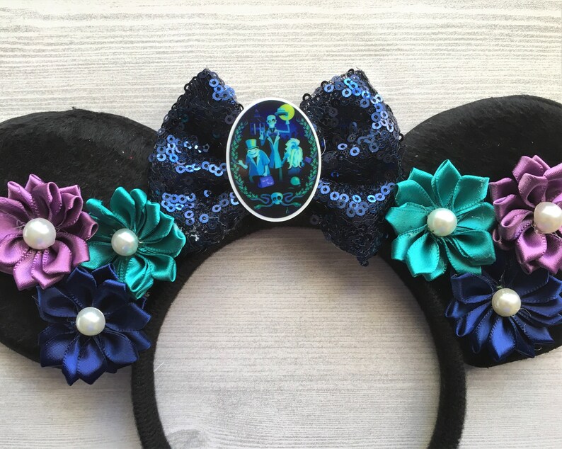 Halloween Ears,Halloween Mouse Ears,Haunted Mansion,Halloween,Mouse Ears,Minnie Mouse Ears,Mickey Mouse Ears,Girls Headband,Minnie Ears image 3