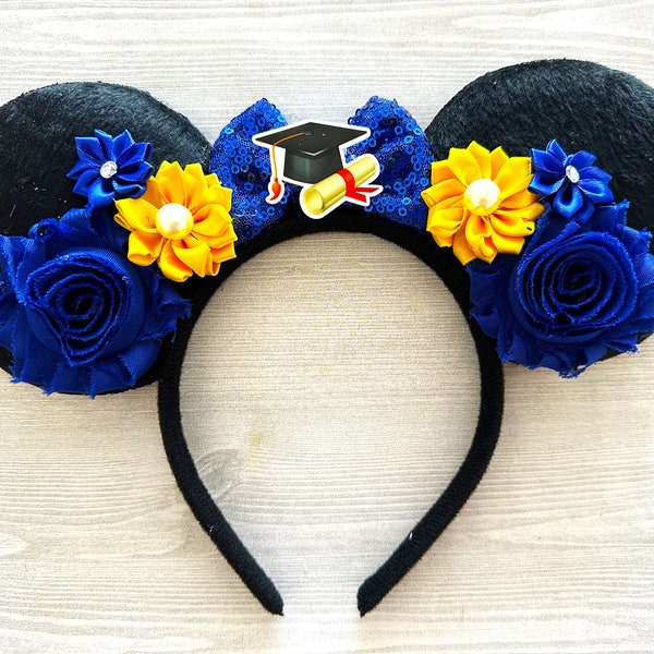 Graduation Ears,Graduation Mouse Ears,Mouse Ears,Graduation,Minnie Mouse Ears,Mickey Mouse Ears,Minnie Ears,Mickey Ears,Gift,Handmade,2024