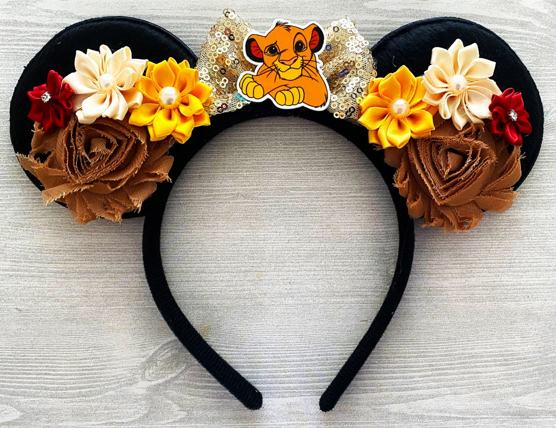 Simba Earssimbamouse Earssimba Mouse Earsminnie Mouse - Etsy