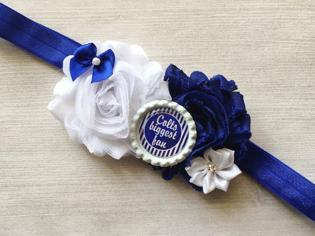 Headband,colts,indianapolis Colts,football,baby Headband,baby Girls