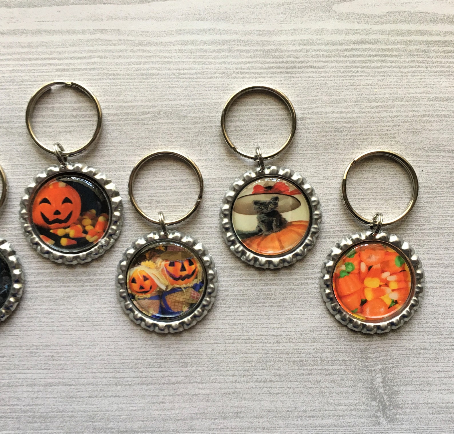 Halloween KeychainHalloween Key RingHalloweenKey Etsy