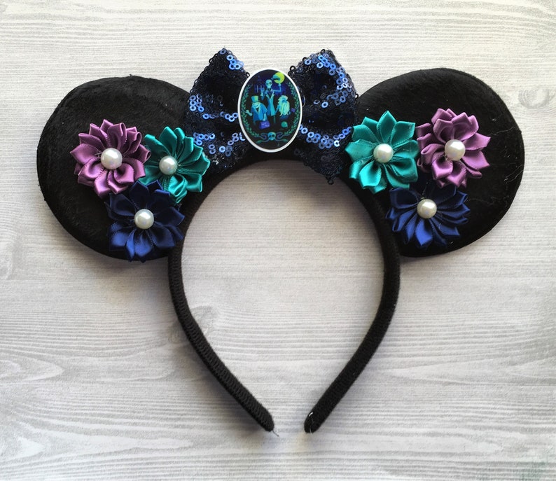 Halloween Ears,Halloween Mouse Ears,Haunted Mansion,Halloween,Mouse Ears,Minnie Mouse Ears,Mickey Mouse Ears,Girls Headband,Minnie Ears image 1