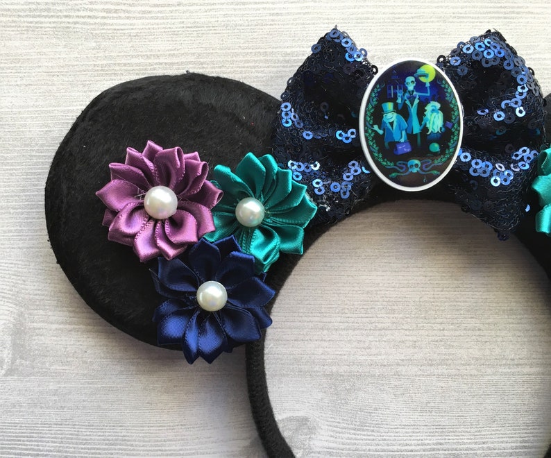 Halloween Ears,Halloween Mouse Ears,Haunted Mansion,Halloween,Mouse Ears,Minnie Mouse Ears,Mickey Mouse Ears,Girls Headband,Minnie Ears image 4