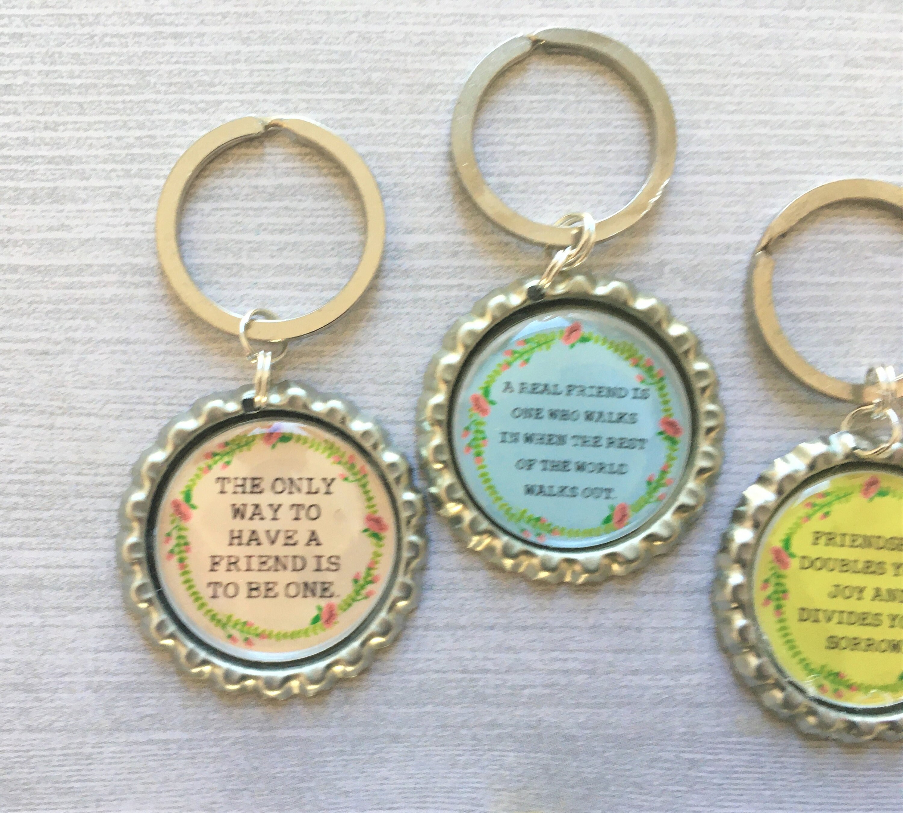 Friend Keychain,key Ring,friendship,friend,key Chain,keychain,keyring ...